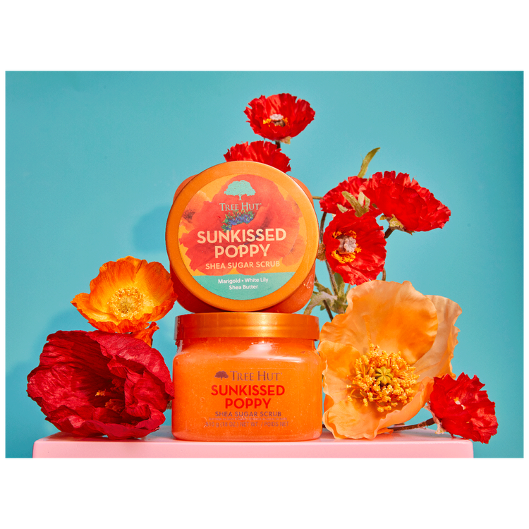 SheaSugarScrubSunkissedPoppy-Exfoliantecorporal,dejalapielsuaveytersa