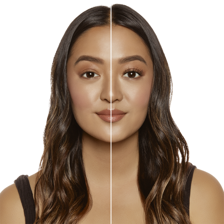 Naked False Eyelashes #425 in Black Pestañas postizas rizos cruzados con mayor longitud en el centro.