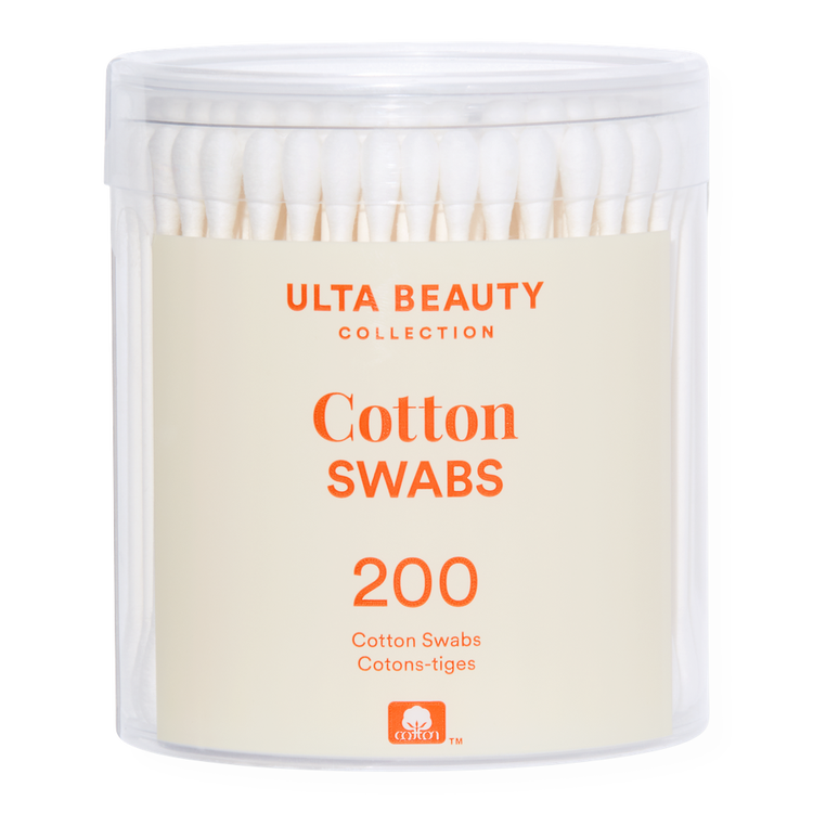 Cotton Swabs with Vanity Case Hisopos de algodón limpieza precisa y estuche práctico