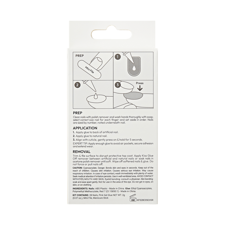 Gel Fantasy Uñas postizas hasta 7 días de duración