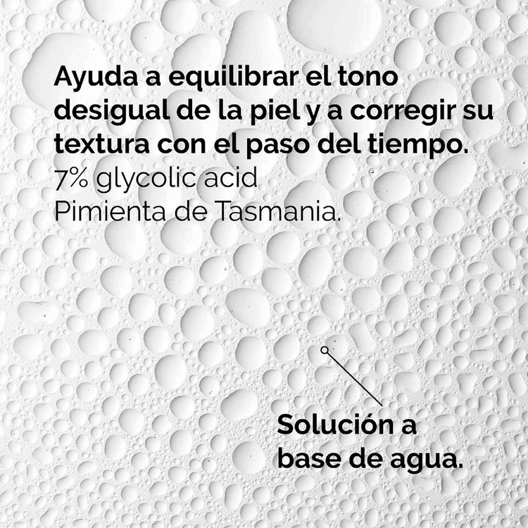 Ácido Glicólico 7% - Suero tonificante, reduce líneas finas y desigualdad del tono