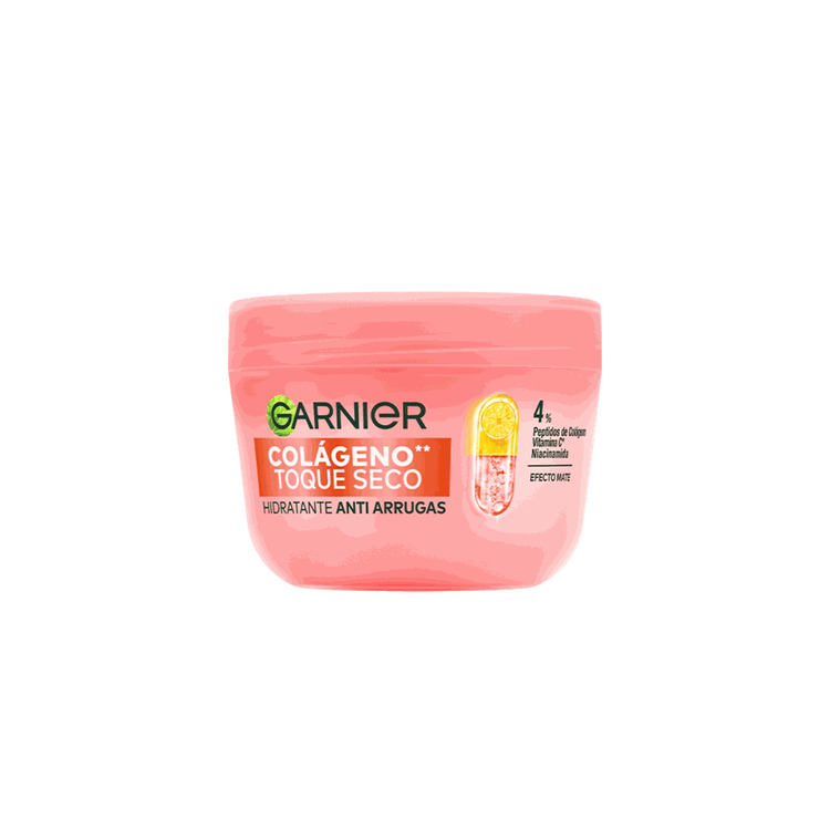 Colágeno Toque Seco - Hidratante antiarrugas, con colágeno