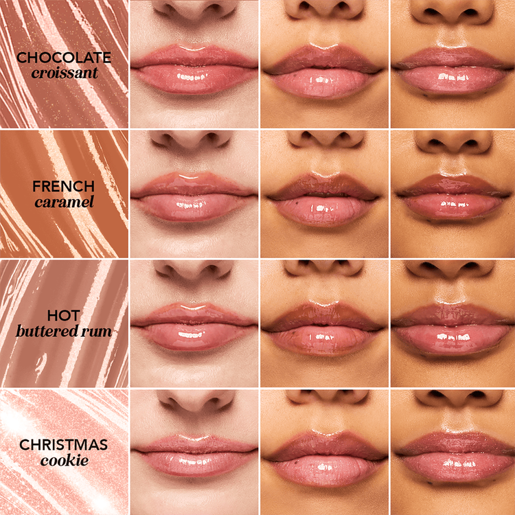 Naughty & Nice Neutrals - Set de 4 glossy lip balms, edición limitada