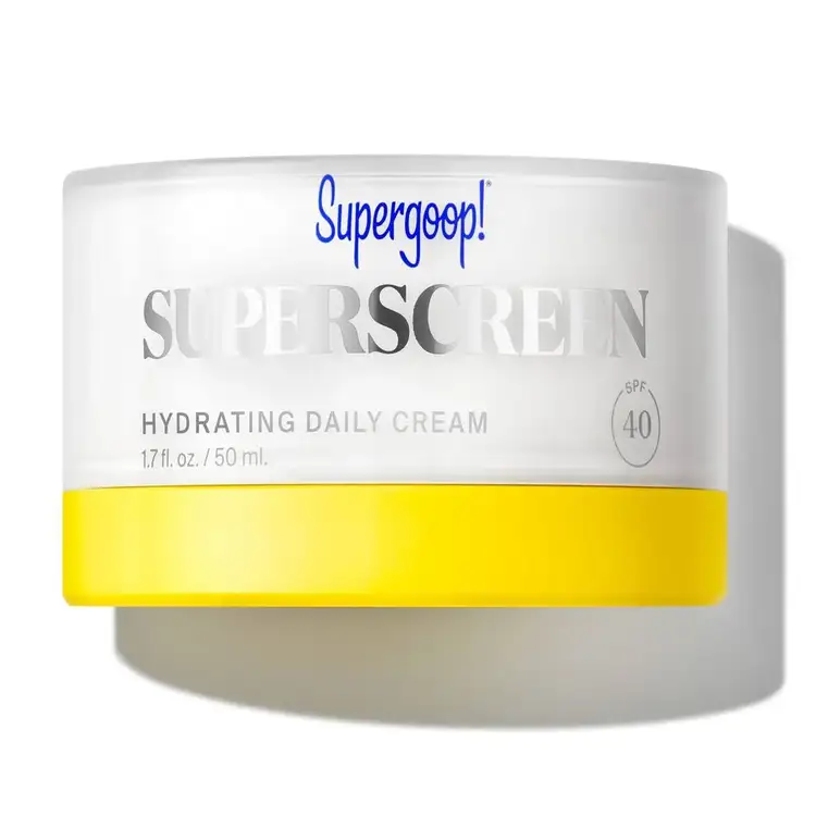 Superscreen - Crema hidratante SPF 40, hidrata, nutre y protege intensamente
