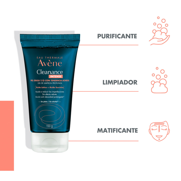 Cleanance Intense - Gel de limpza profunda, reduce imperfecciones