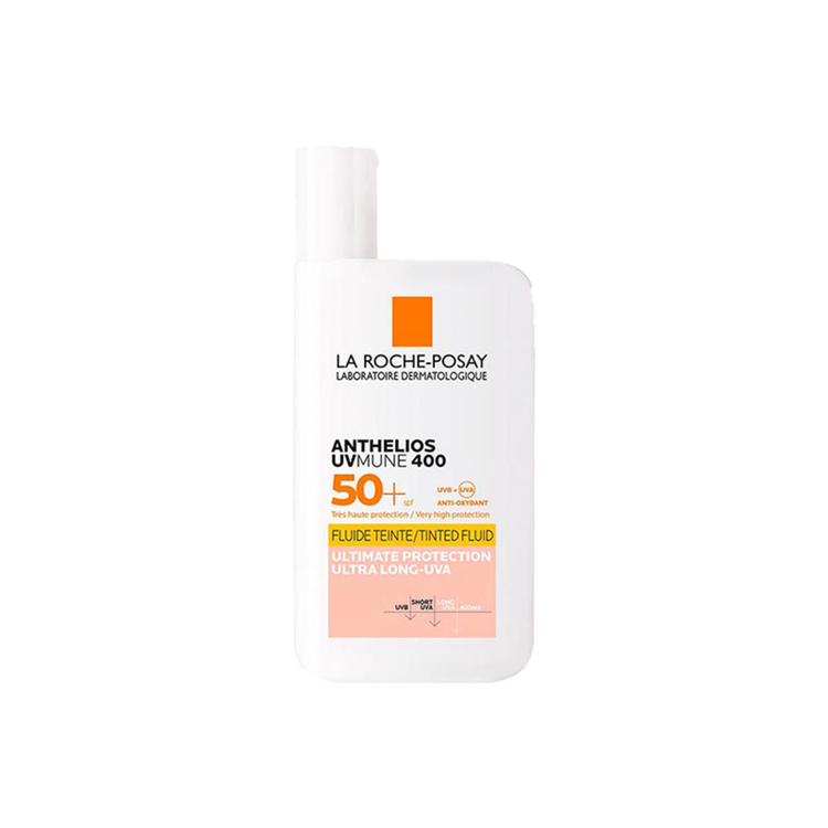 Anthelios Protector solar facial invisible con color