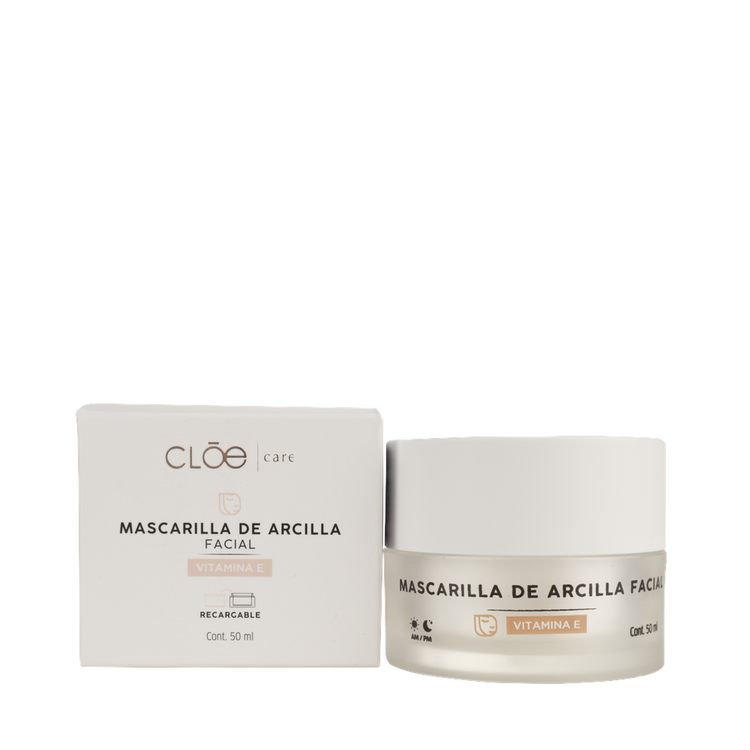 Mascarilla de arcilla, con Vitamina E añadida