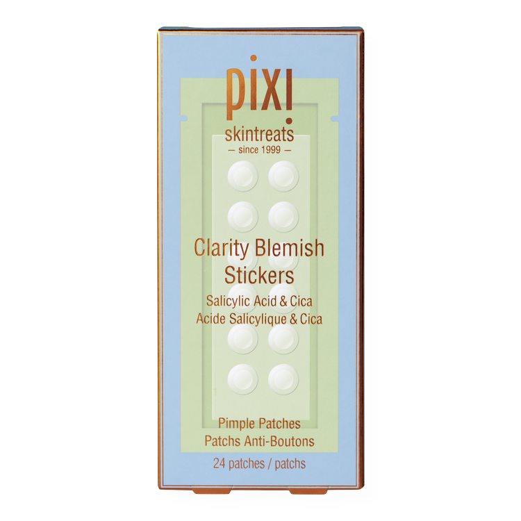 Clarity Blemish Stickers with Salicylic Acid and Cica Parches faciales tónico purificante y equilibrante