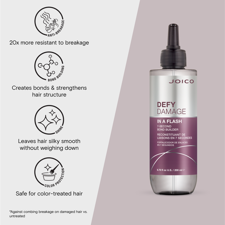 Defy Damage In A Flash 7-Second Tratamiento reparador deja el cabello suave