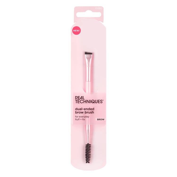 Dual-Ended Brow Brush - Pincel para cejas, con doble punta