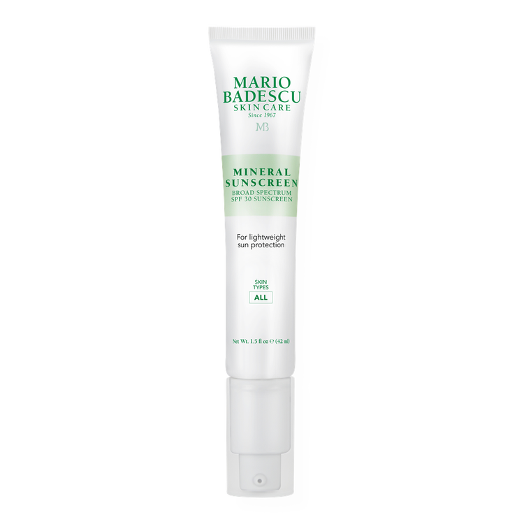 Mineral Sunscreen SPF 30 Protector solar mineral hidrata y humecta la piel