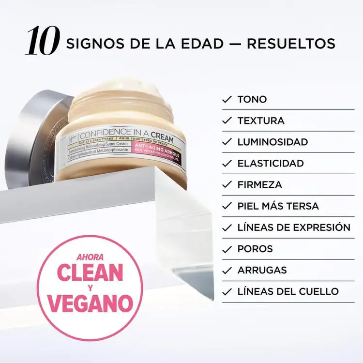 Confidence In A Cream - Crema facial, minimiza visiblemente los poros