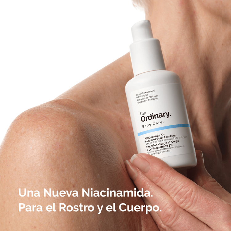 Niacinamide 5% Face And Body - Emulsión, mejora la textura de la piel y reduce manchas