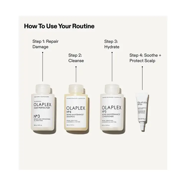 The Greatest Strenght - Set de regalo, Perfeccionador No.3 + Shampoo No.4 + Acondicionador No.5 + Tratamiento No .5