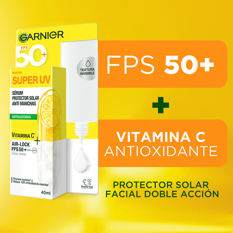 Garnier Skin Protector solar protege de los rayos UVB