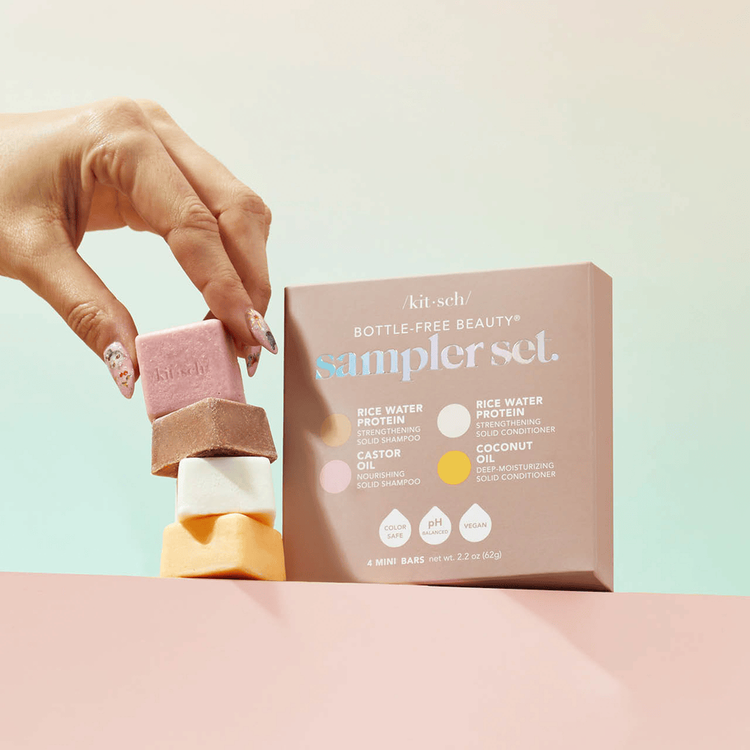 Bottle-Free Beauty Set de muestras repara los folículos capilares