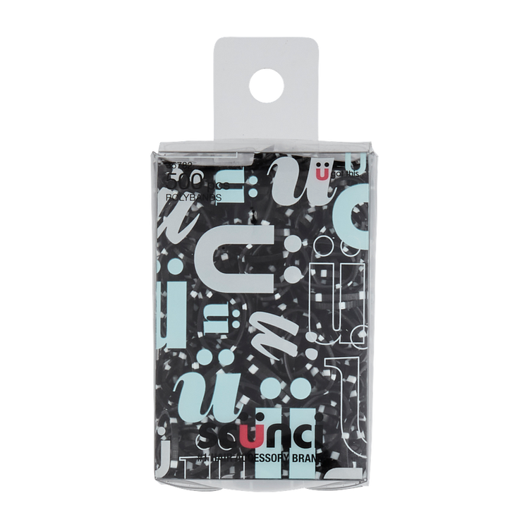 Scunci - Mini ligas elásticas negras