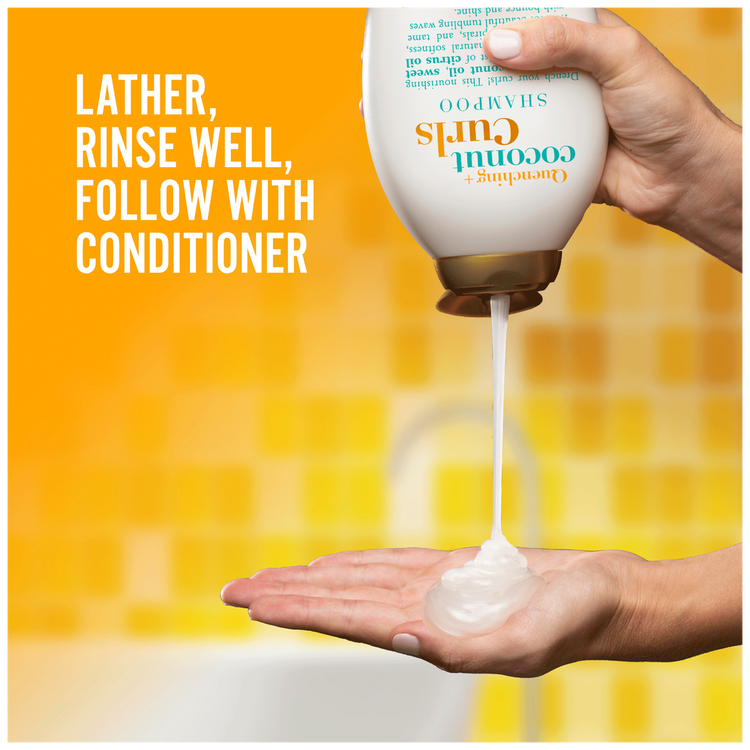 OGX Quenching + Coconut Curls - Shampoo, para rizos