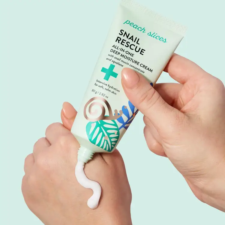 Snail Rescue All-In-One - Crema facial, hidratación profunda