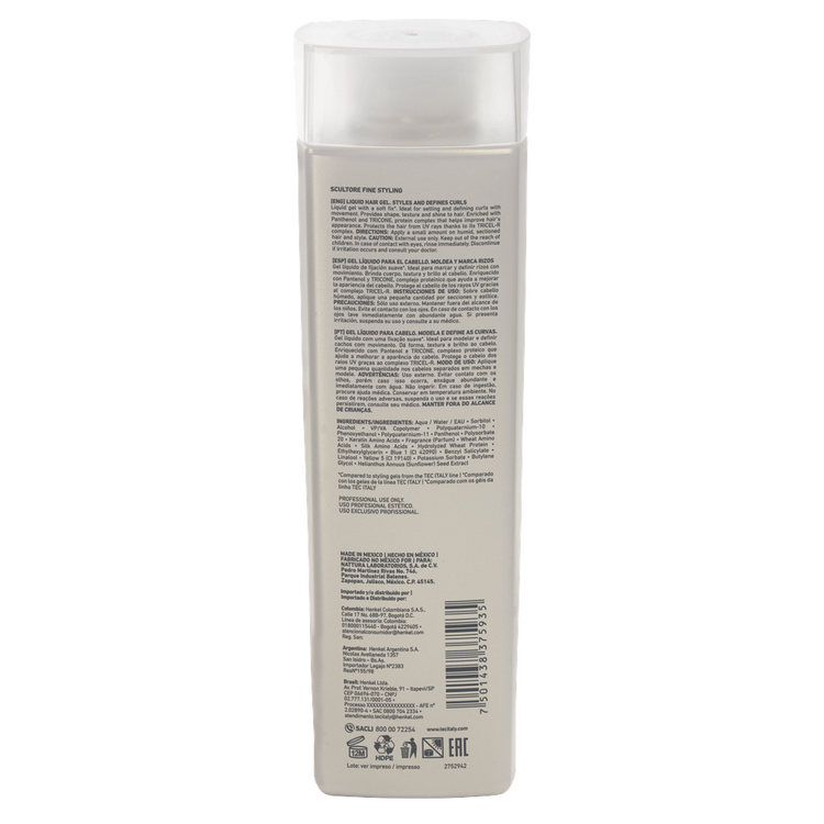 Scultore Fine Styling Gel Gel para rizos moldea