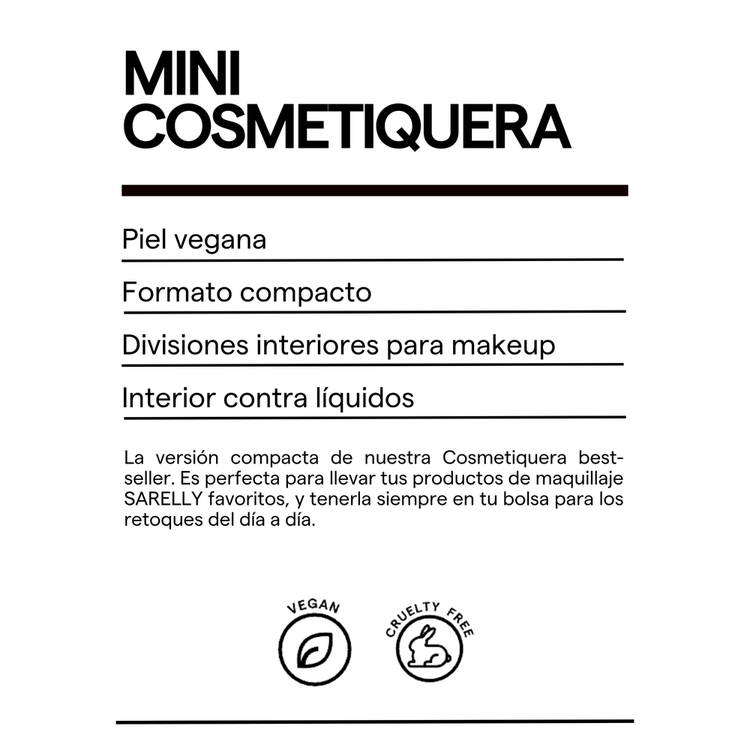 Cosmetiquera Mini Piel Vegana