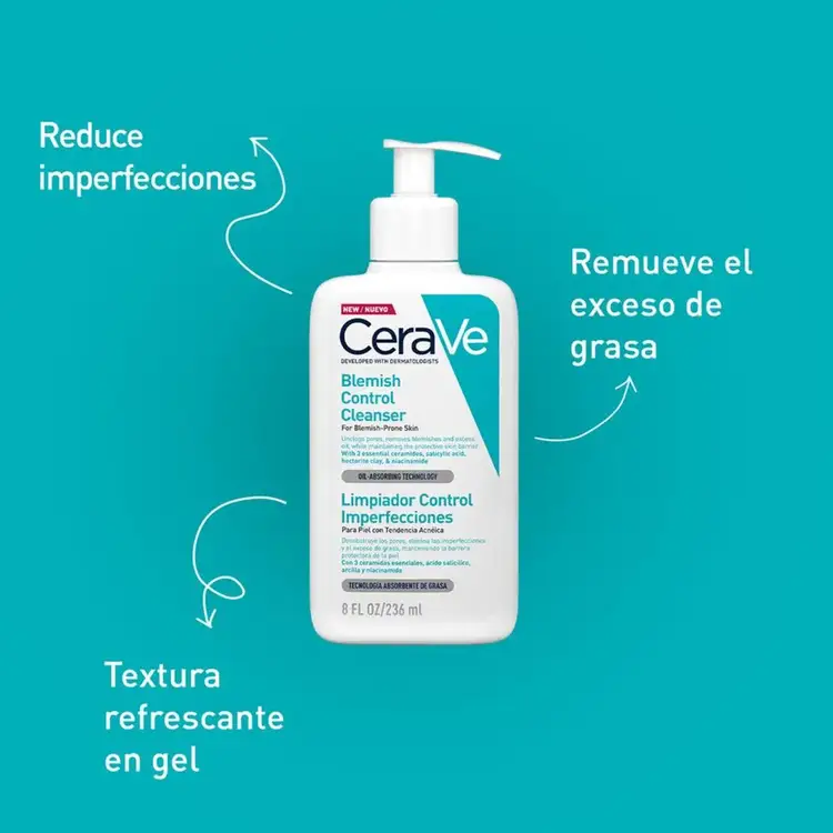 Acne Cleanser Limpiador control imperfecciones para piel con tendencia al acné