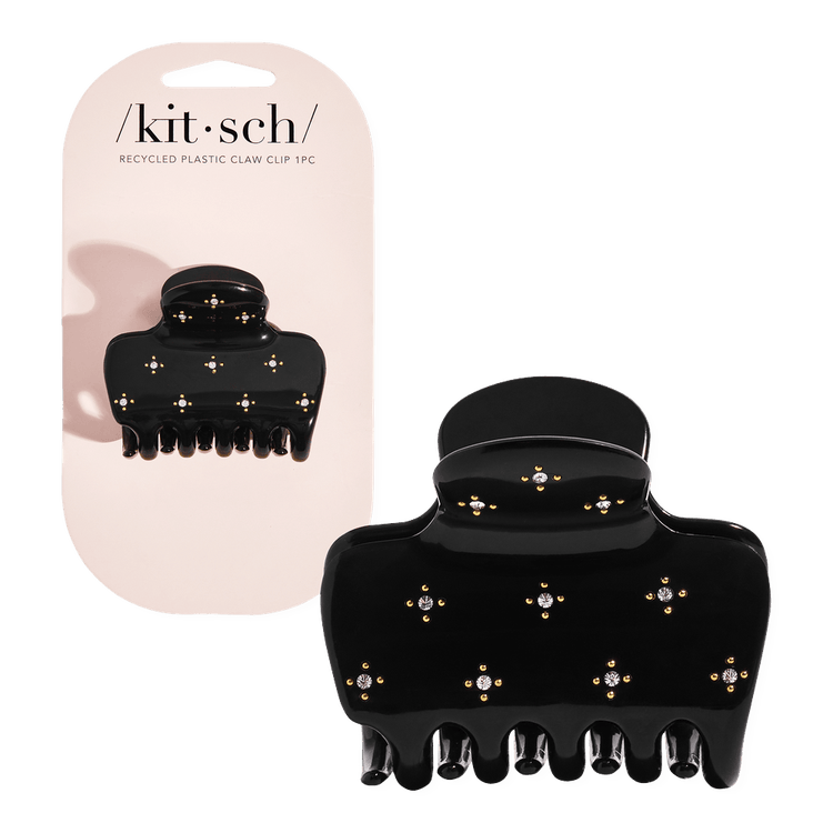 Rhinestone Medium Puffy Pinza tipo garra ideal para peinados