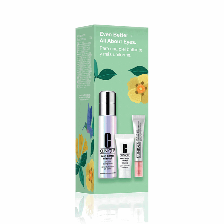 Even Better + All About Eyes - Set de regalo, Clearing Serum + Hidratante + All About Eyes Serum