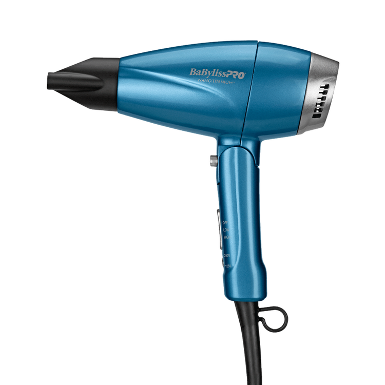 BaByliss PRO Nano Titanium - Secadora tamaño compacto azul