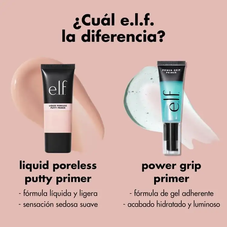e.l.f. Power Grip Primer Prebase facial de maquillaje hidratante a base de gel