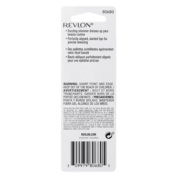 Revlon Bt Pinzas para cejas retira suavemente