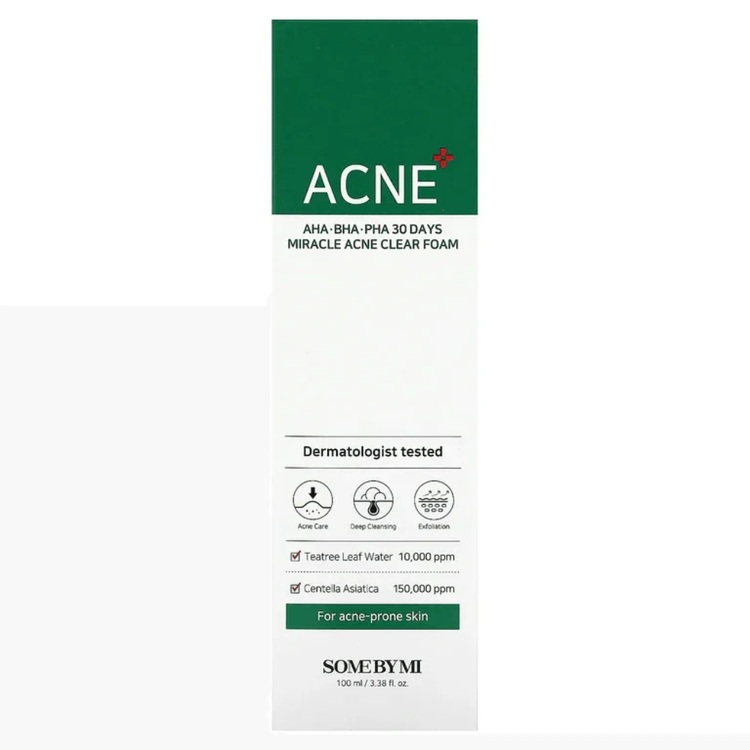 30 Days Miracle Acne - Limpiador facial, con AHA-BHA-PHA