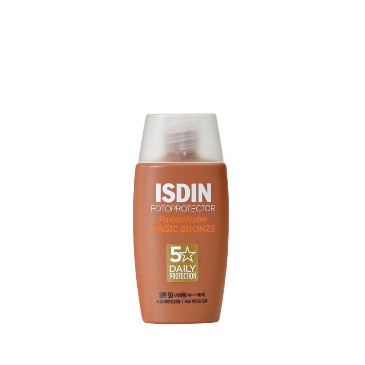 Fusion Water Magic Protector solar facial control de brillo