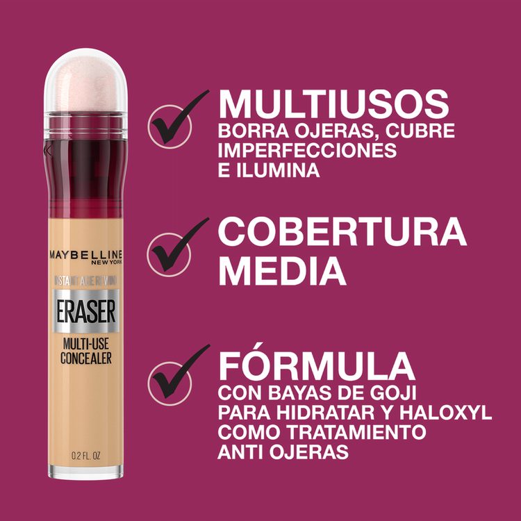 Instant Eraser - Corrector multiusos, contornea e ilumina