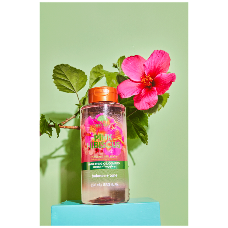 FoamingGelWashPinkHibiscus-Bodywash,dejatupielsuave