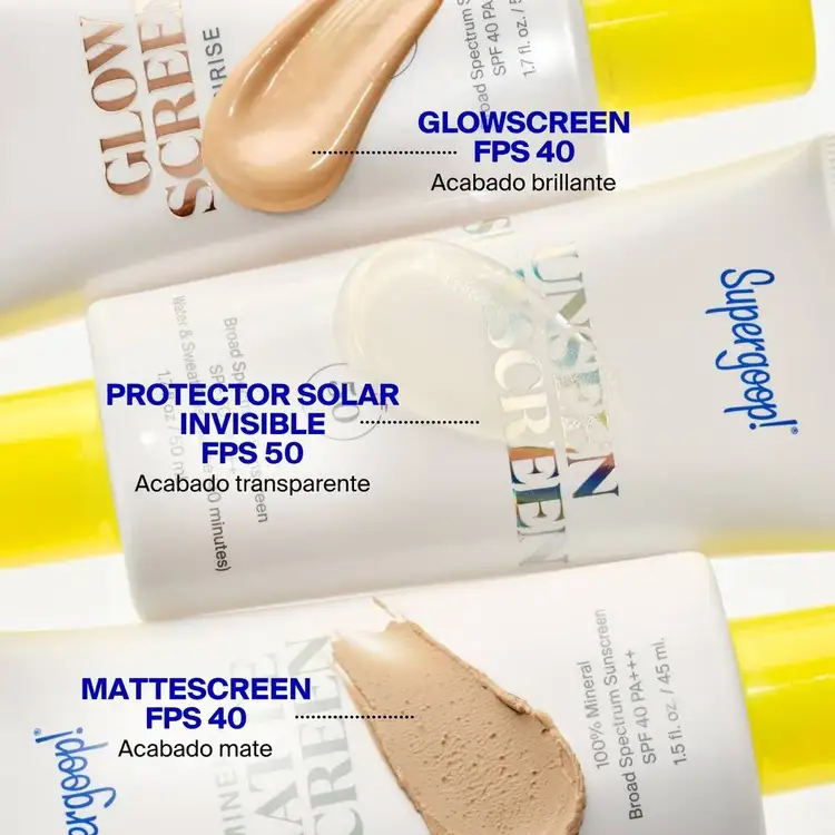 Mini Glowscreen - Protector solar SPF 40, acabado bronceado natural