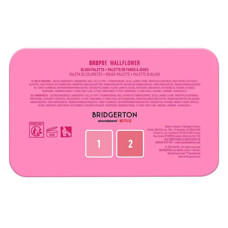 Bridgerton Paleta de Rubor Rubor en polvo
