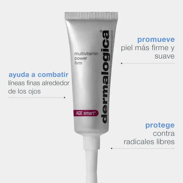 MultiVitamin Power Firm Crema para ojos reafirma, protege y alisa contorno de ojos.