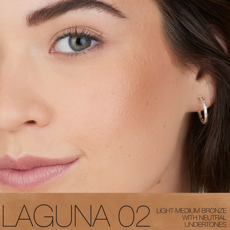 Mini Laguna Polvo bronceador acabado natural