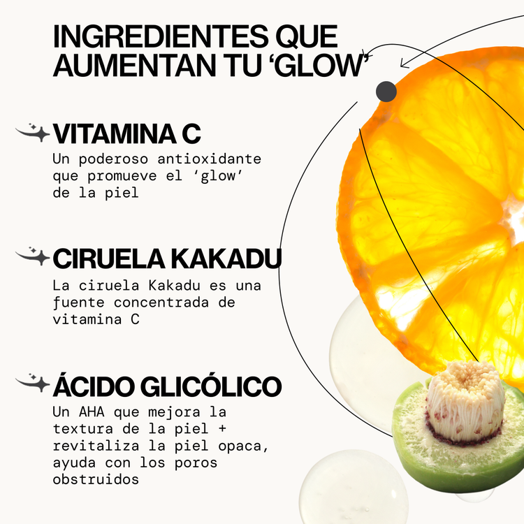 Glow Baby Vitamin C Booster - Suero facial, aumenta el brillo y la luminosidad
