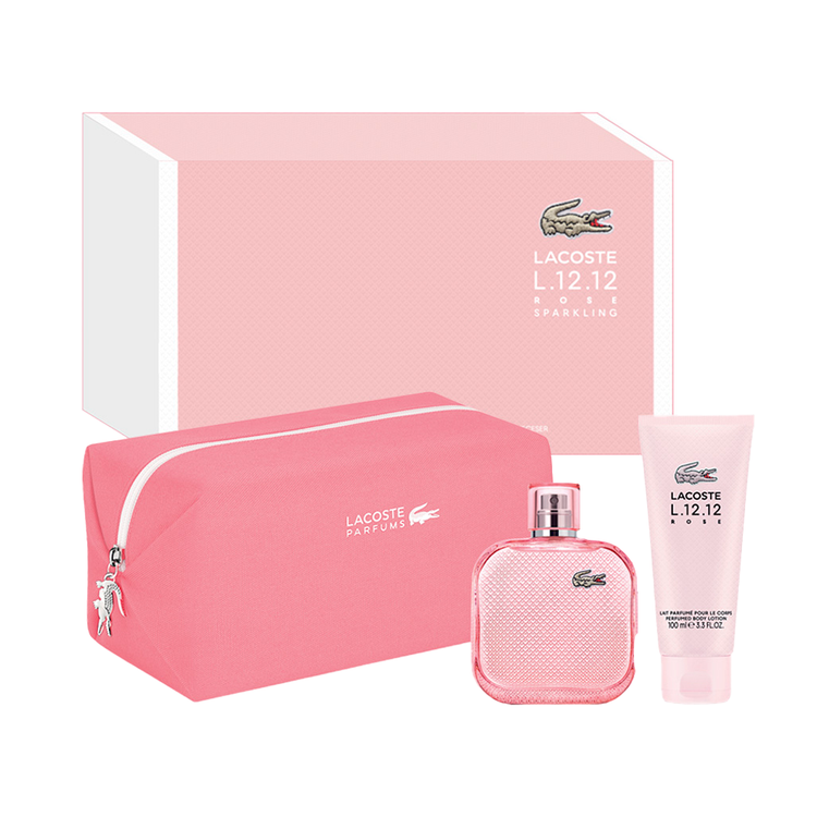 Rose Sparkling - Set de regalo, Eau de Toilette 100 ml + Body Lotion + Cosmetiquera