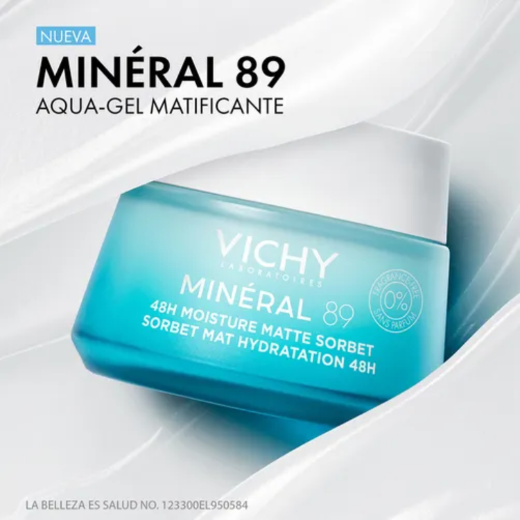 Mineral 89 Aqua - Gel matificante, para piel mixta a grasa