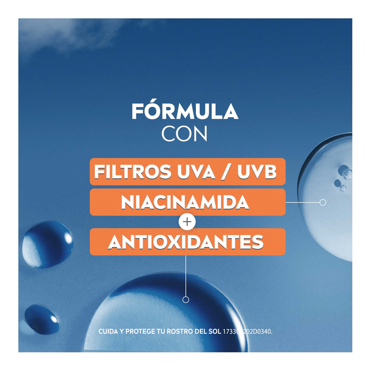 Derma Skin Protector Solar Facial luminosidad inmediata