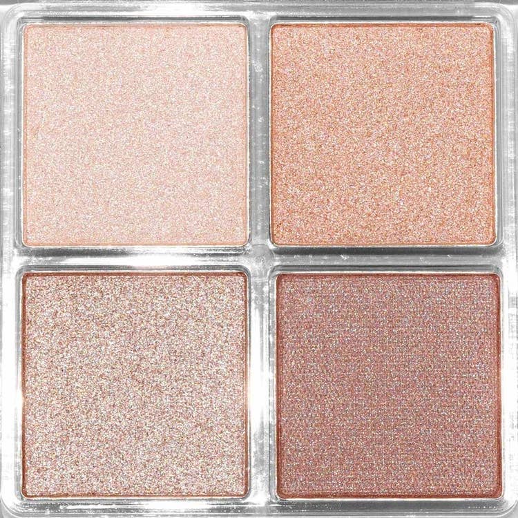 Eyeshadow Quads - Cuartetos de sombras, acabados metálicos y brillantes
