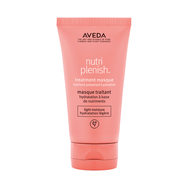 Nutriplenish Mascarilla hidratante ligera hidrata y nutre el cabello seco y opaco