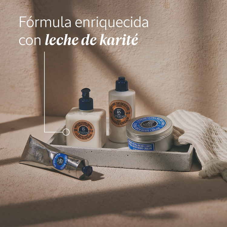 Loción corporal, reduce la sensación de sequedad