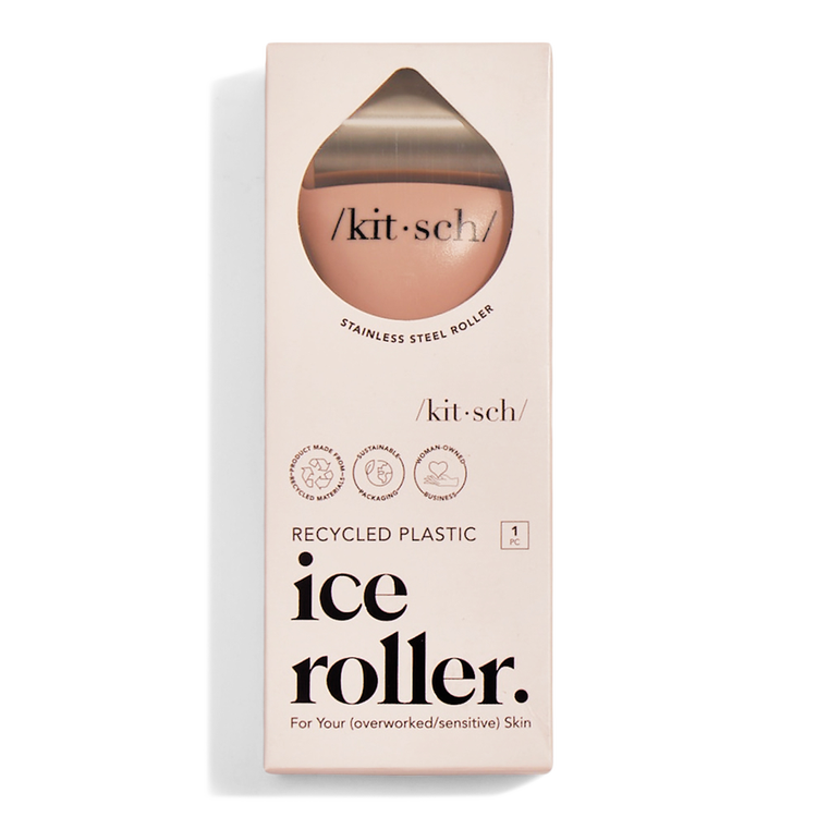 Terracotta Recycled Plastic Ice Roller Rodillo ayuda a calmar la inflamación