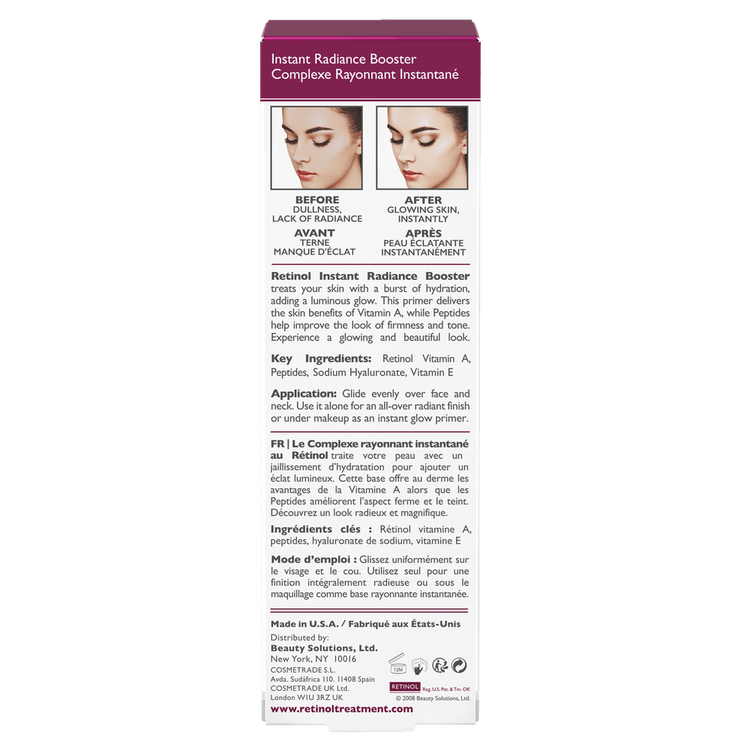 Retinol Potenciador de luminosidad antiedad