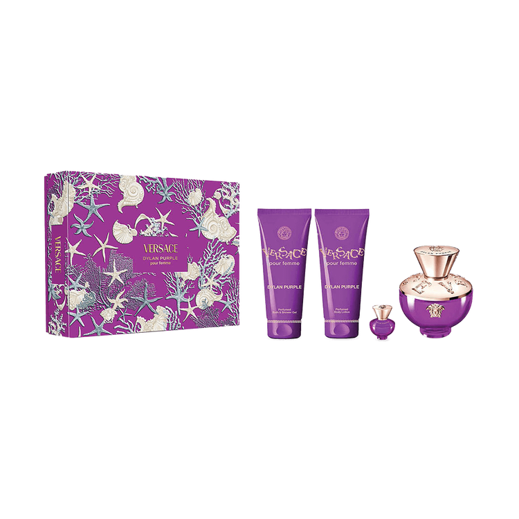 Dylan Purple - Set de regalo, Eau de Toilette 100 ml + Shower gel + Body Lotion + mini