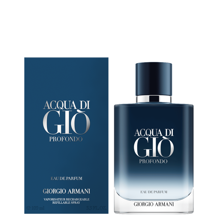 Acqua Di Giò Profondo - Eau De Parfum, posee una intensidad marina, profunda y acuática